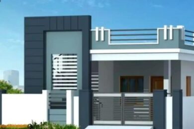 Single Floor Home Front Design