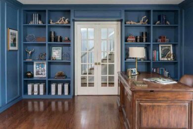 Floor To Ceiling Built In Bookshelves