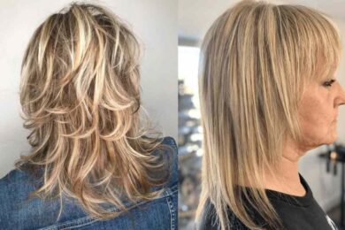 Medium Shaggy Hairstyles For Over 60