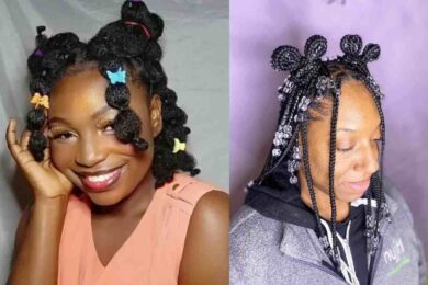 Half Up Half Down Black Hairstyles
