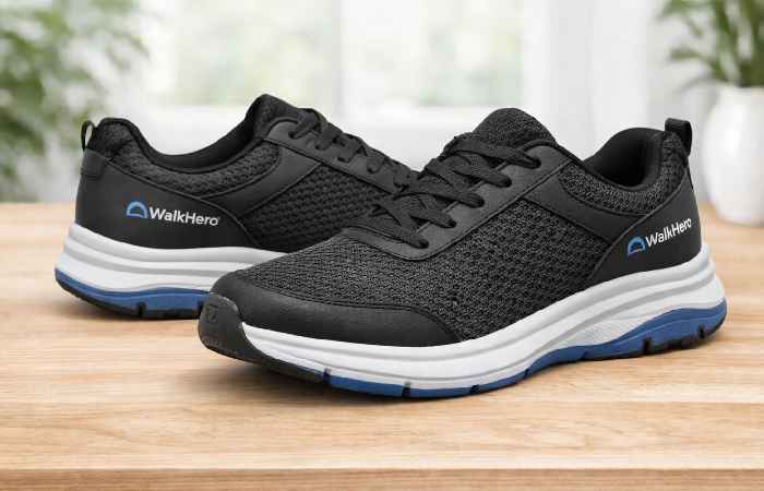 WalkHero Wide Toe Box Shoes with Arch Support