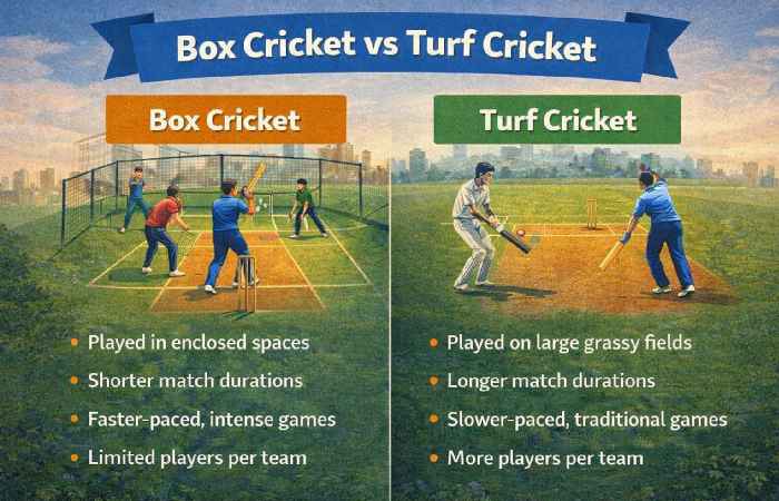 Box Cricket vs Turf Cricket