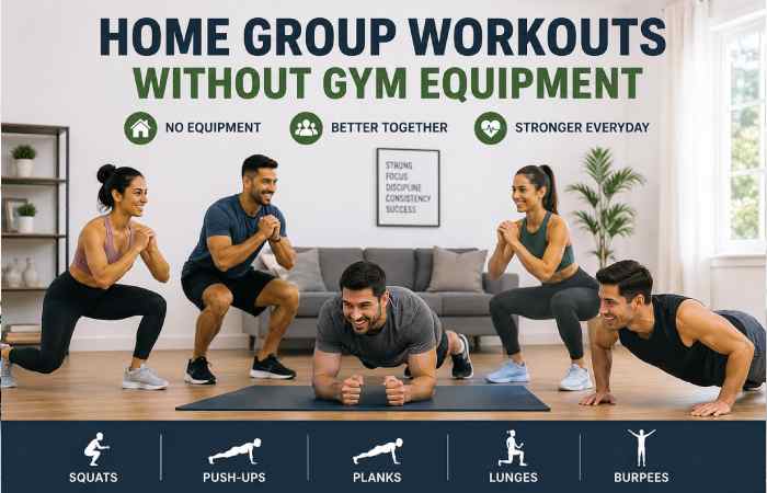 Home Group Workouts Without Gym Equipment