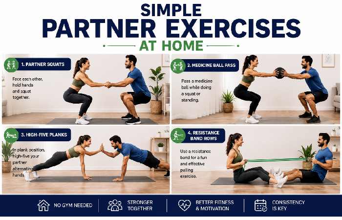 Simple Partner Exercises at Home