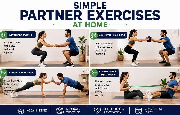 Simple Partner Exercises at Home