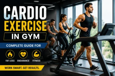 Cardio Exercise in Gym