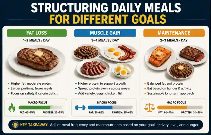 Structuring Daily Meals for Different Goals
