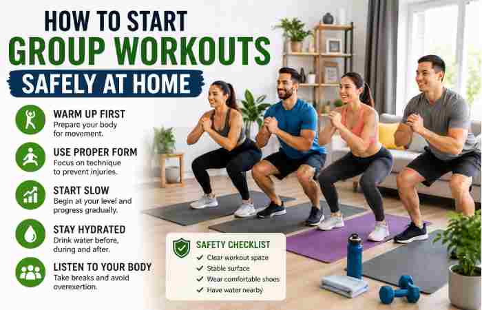 How to Start Group Workouts Safely at Home