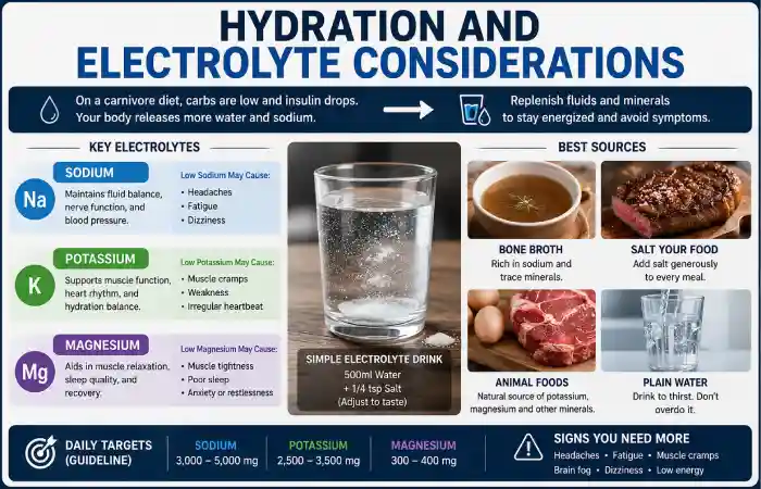 Hydration and Electrolyte Considerations