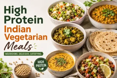 High Protein Indian Vegetarian Meals
