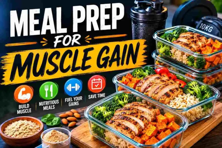 Meal Prep for Muscle Gain (Complete Beginner Guide 2026)