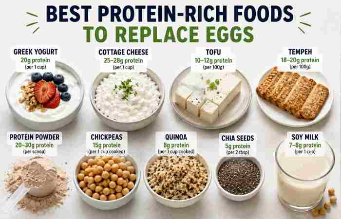 Best Protein-Rich Foods to Replace Eggs
