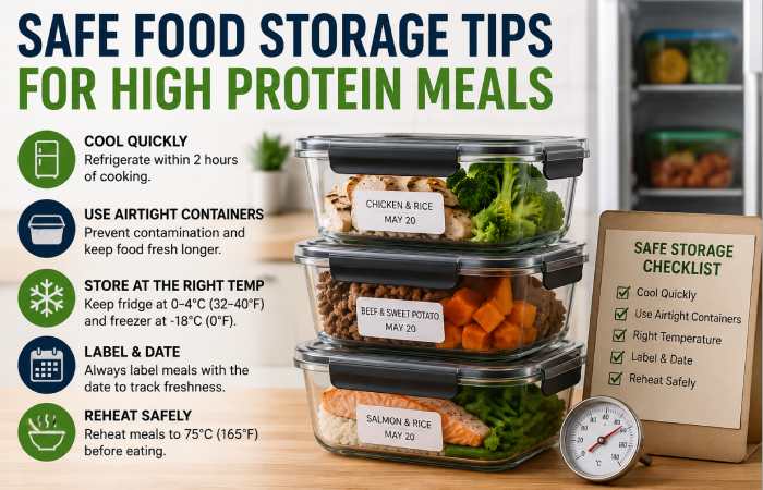 Safe Food Storage Tips for High Protein Meals