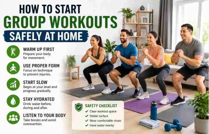 How to Start Group Workouts Safely at Home
