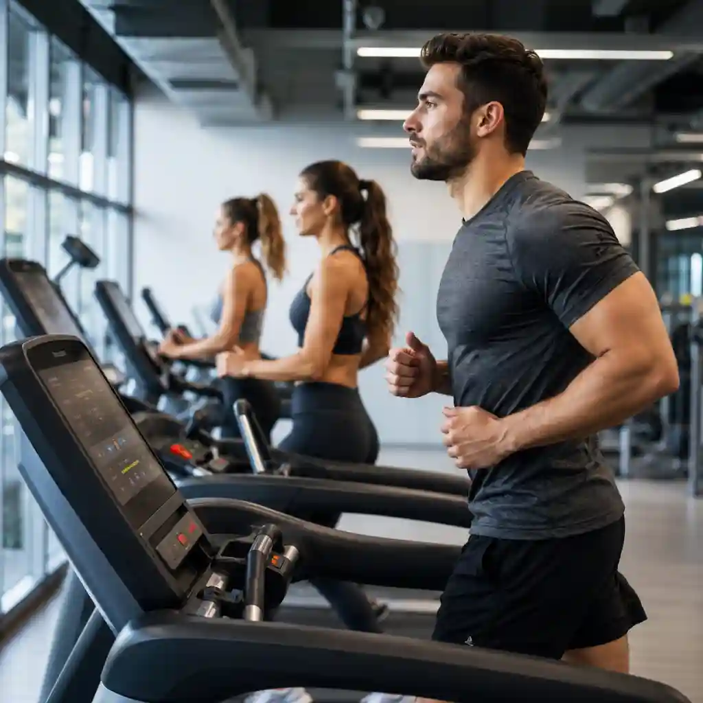 Cardio Exercise in Gym