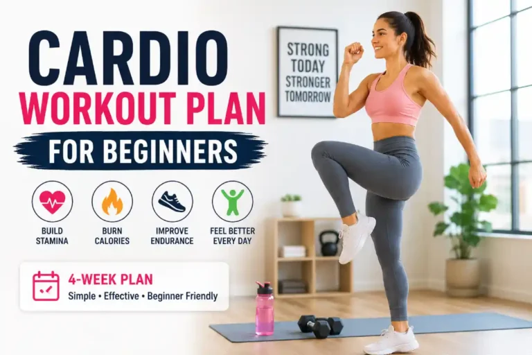 Cardio Workout Plan for Beginners: A 4-Week Plan to Build Fitness Safely