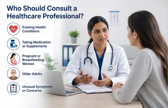 Who Should Consult a Healthcare Professional