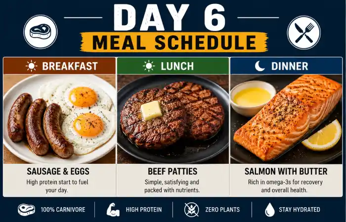 Day 6 Meal Schedule