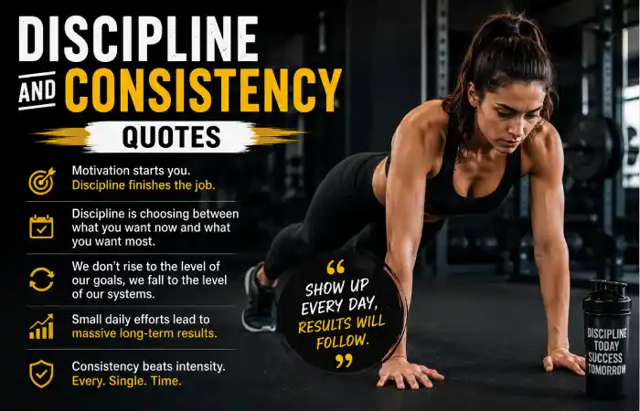Discipline and Consistency Quotes