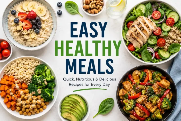 Easy Healthy Meals: The Complete Guide to Quick, Nutritious, and Delicious Everyday Recipes