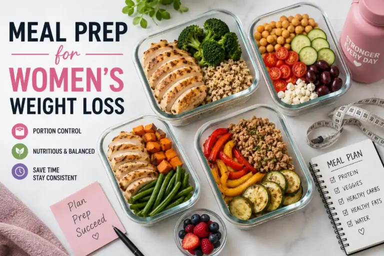 Meal Prep for Women’s Weight Loss (2026 Guide)
