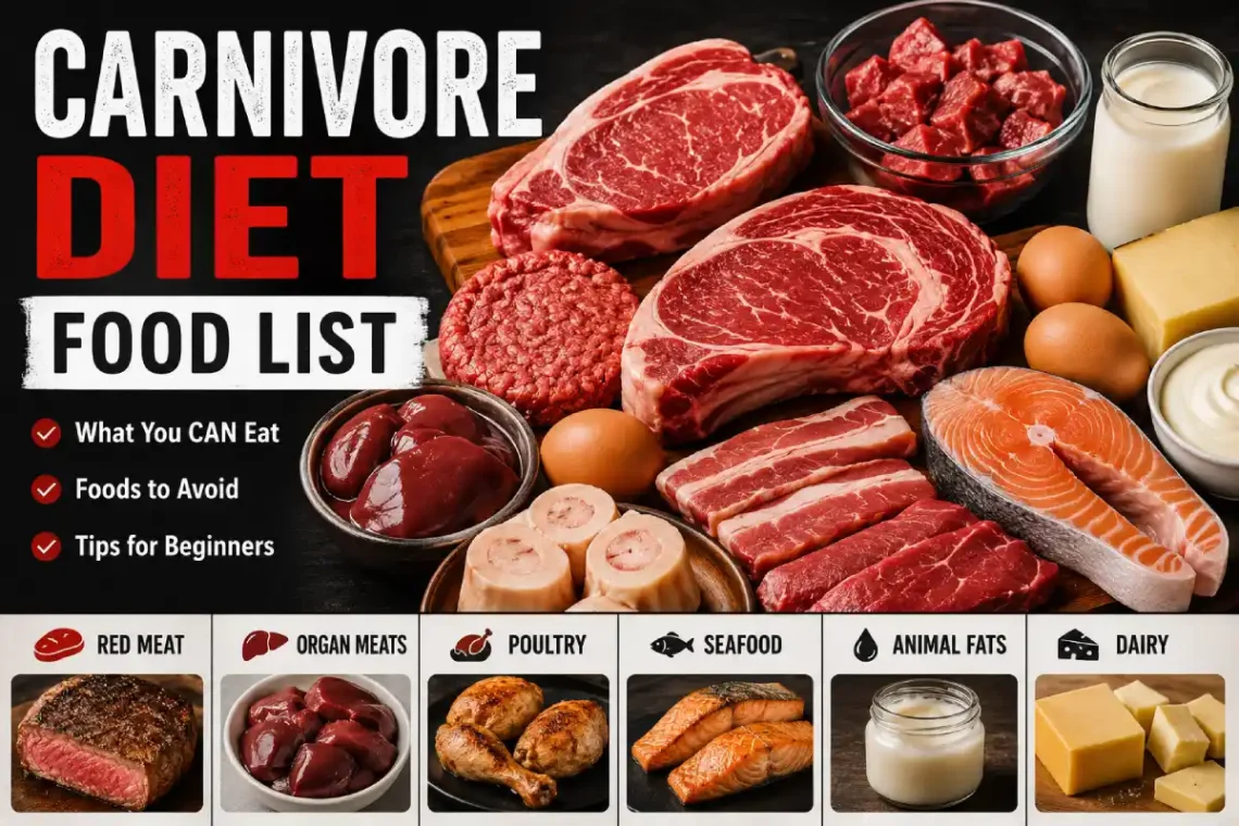 Carnivore Diet Food List