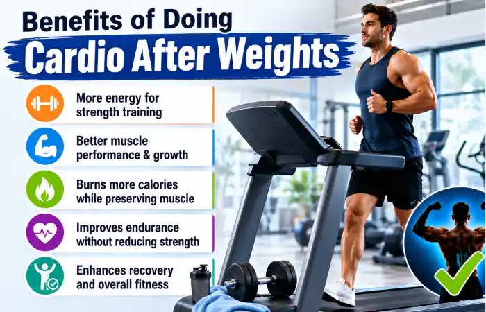 Benefits of Doing Cardio After Weights