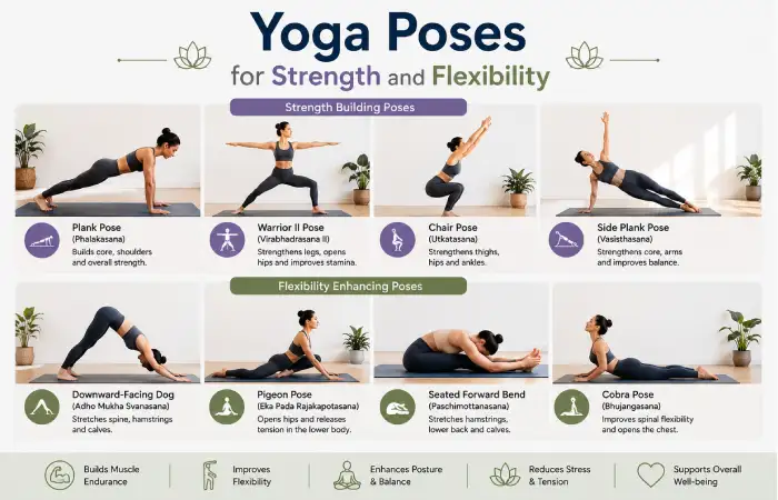 Yoga Poses for Strength and Flexibility