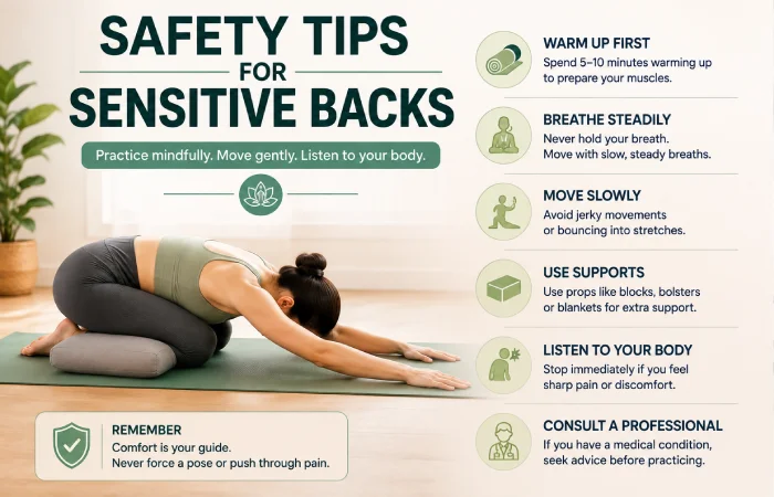 Safety Tips for Sensitive Backs