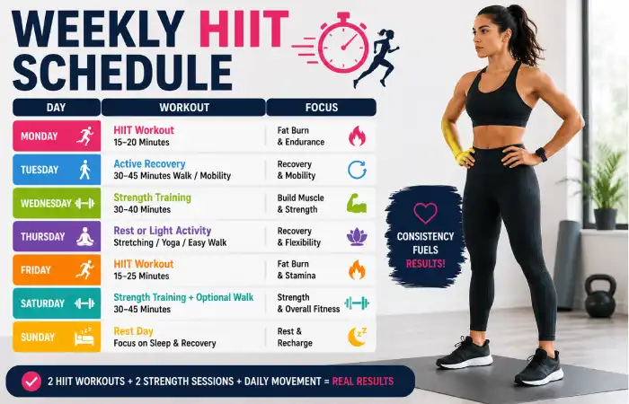 Weekly HIIT Schedule