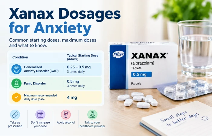 Xanax Dosages for Anxiety
