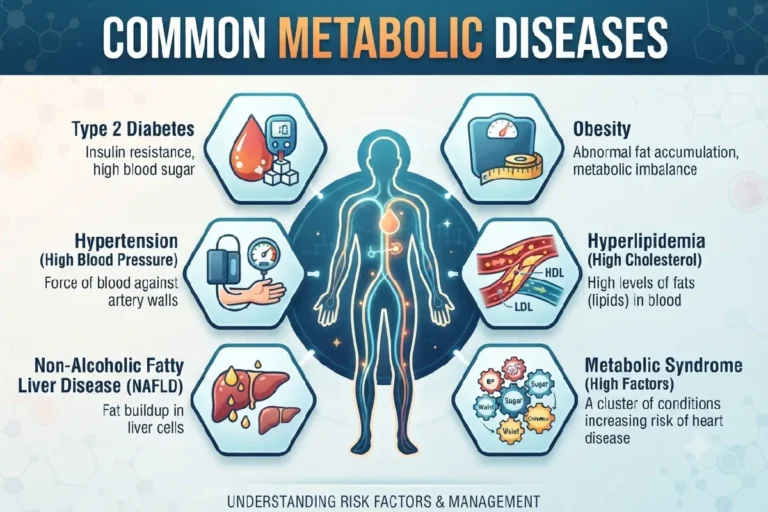 Common Metabolic Diseases: Types, Symptoms, Causes, Diagnosis, and Management