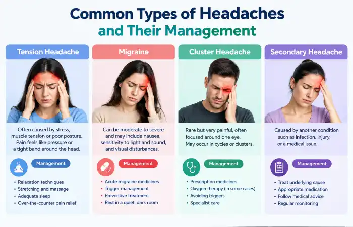 Common Types of Headaches and Their Management