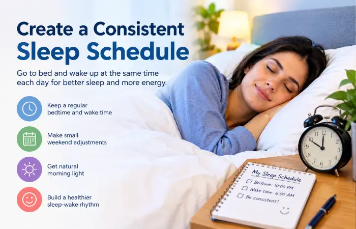 Create a Consistent Sleep Schedule