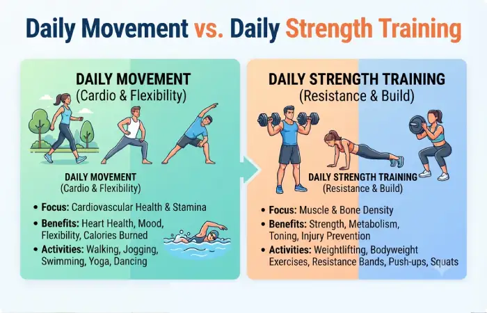 Daily Movement vs. Daily Strength Training