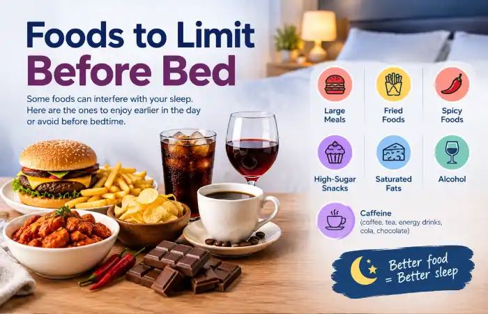 Foods to Limit Before Bed