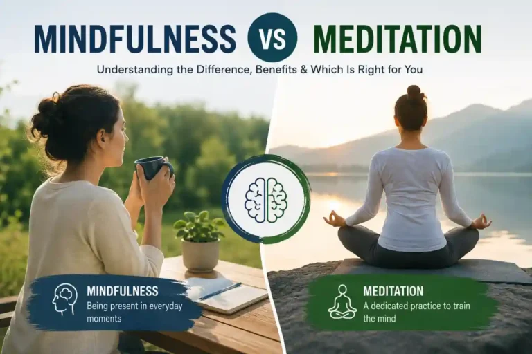 Mindfulness vs Meditation: What’s the Difference and Which One Should You Practice?