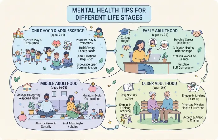 Mental Health Tips for Different Life Stages