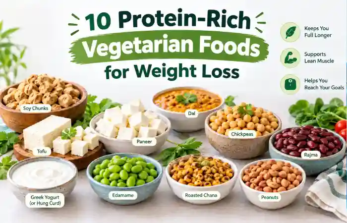 10 Protein-Rich Vegetarian Foods for Weight Loss
