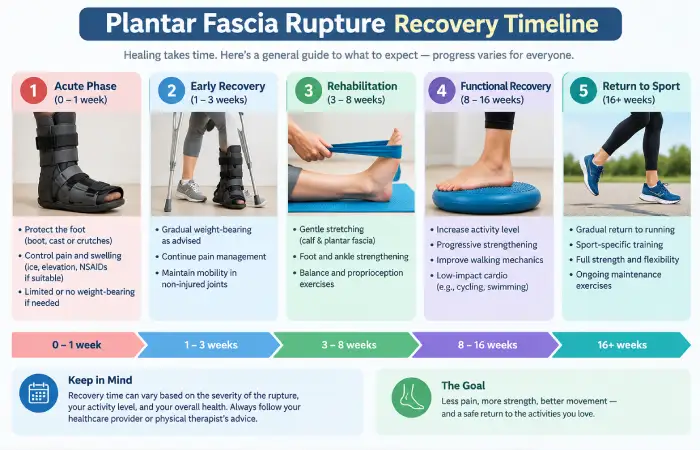 Plantar Fascia Rupture Recovery Timeline