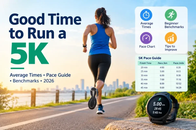 Good Time to Run a 5K: Average Times, Benchmarks, Pace Chart & 2026 Goals