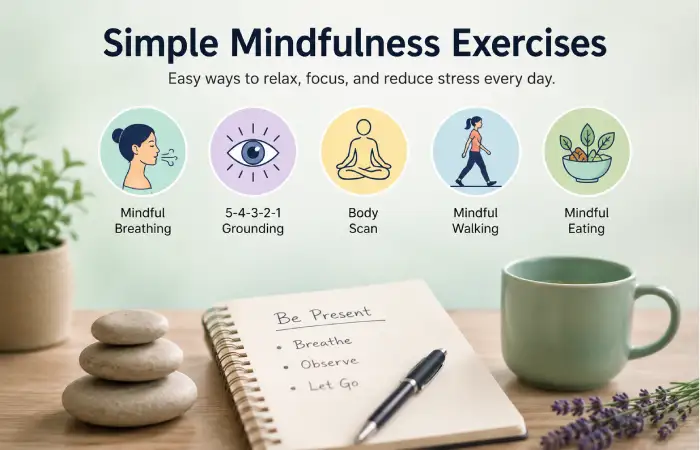 Simple Mindfulness Exercises